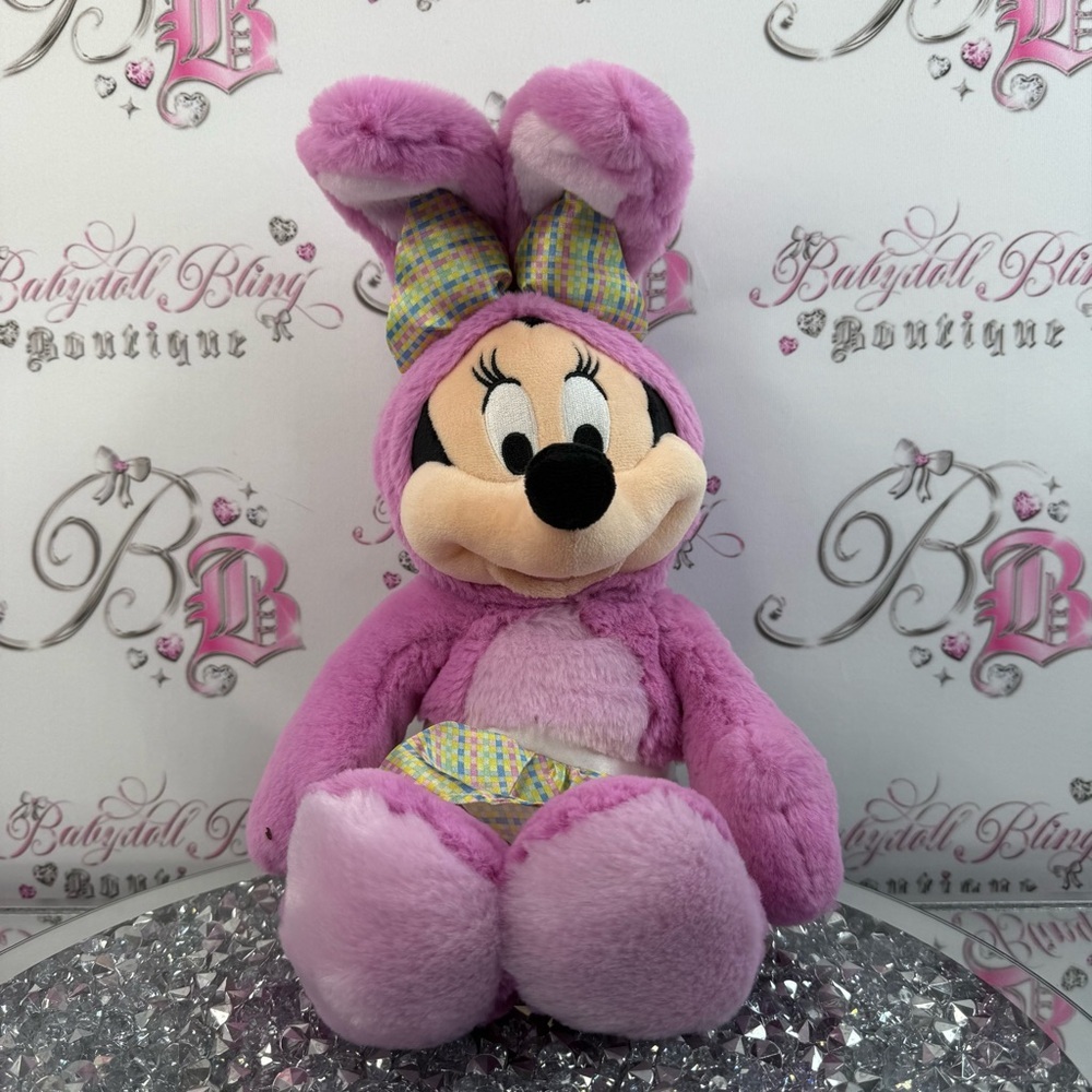 Disney Easter bunny Minnie Mouse Plush Bunny Costume - Pink